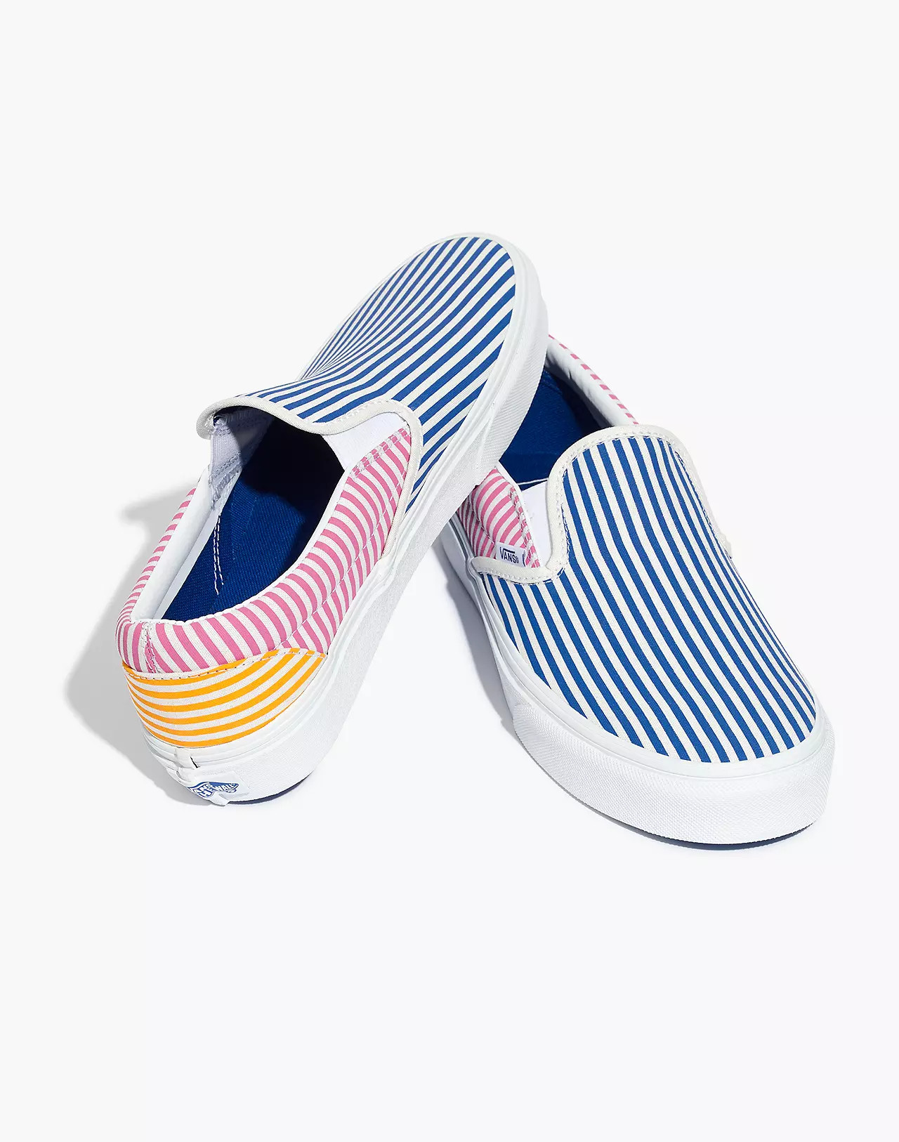 Vans® Unisex Classic Slip-On Sneakers in Mix Stripes | Madewell