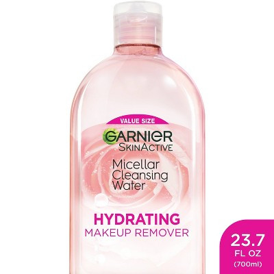 Garnier Micellar Water with Rose Water and Glycerin Hydrating Makeup Remover - 23.7 fl oz | Target