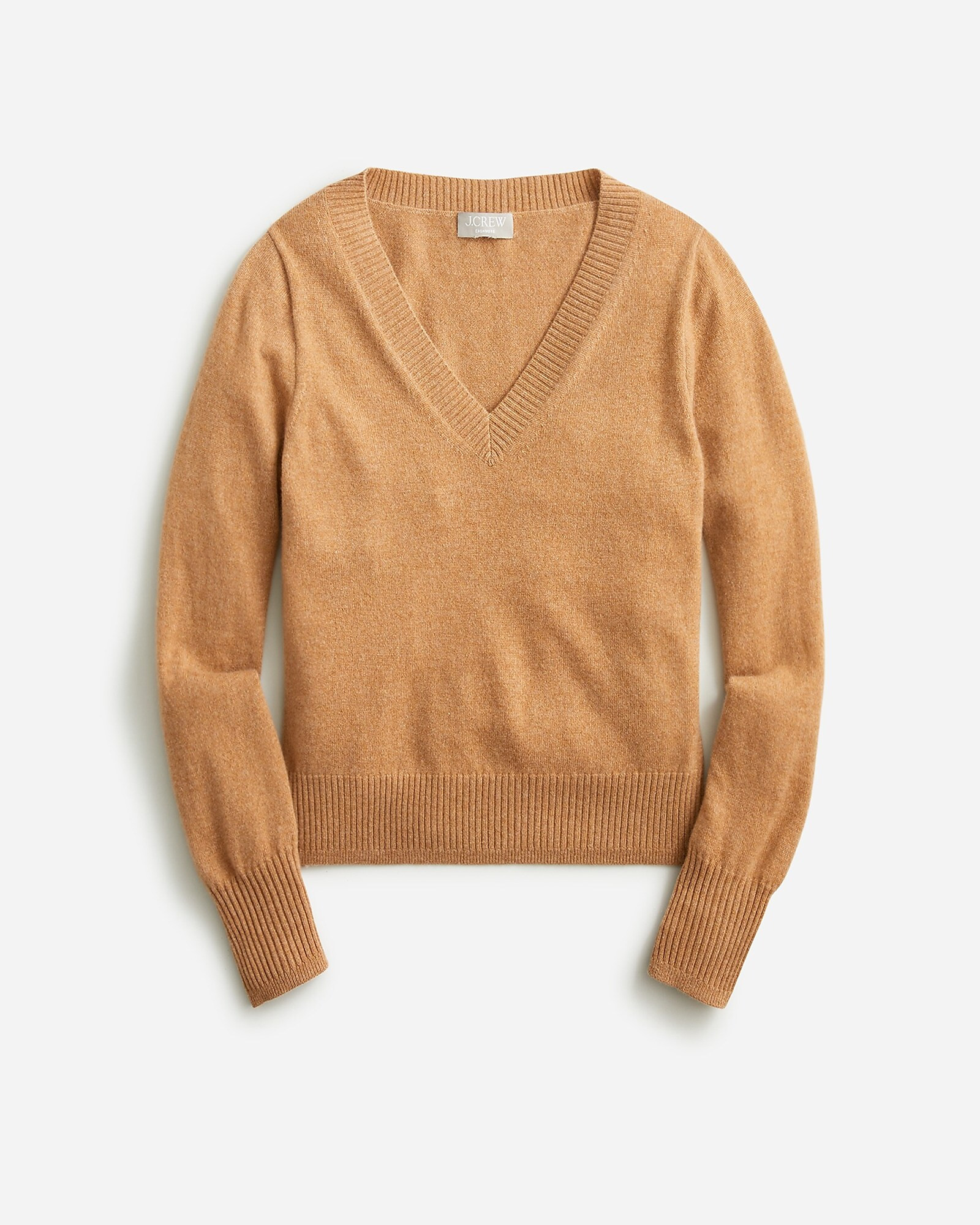 Cashmere shrunken V-neck sweater | J. Crew US