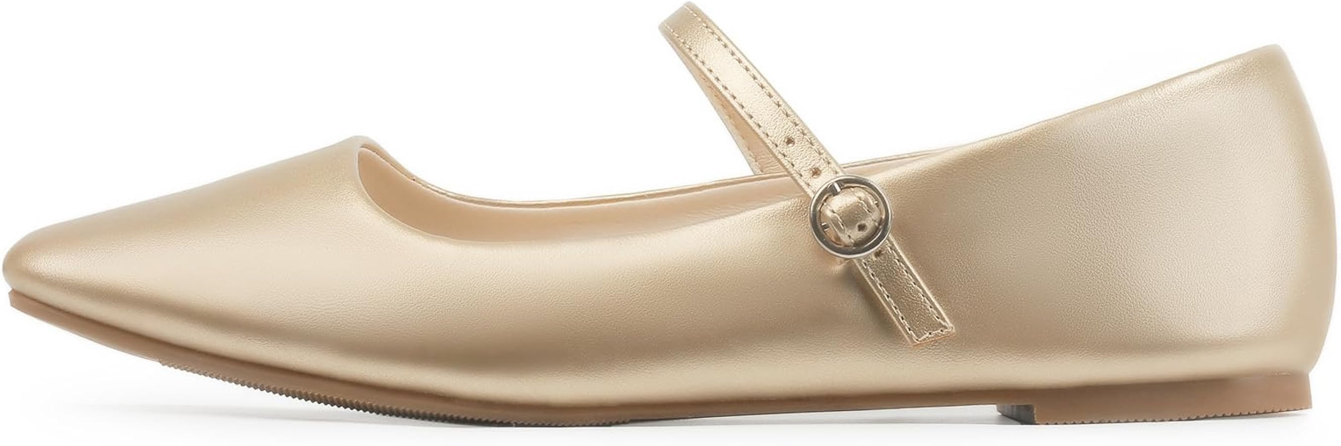 MUSSHOE Womens Ballet Mary Jane Flats Shoes | Amazon (US)