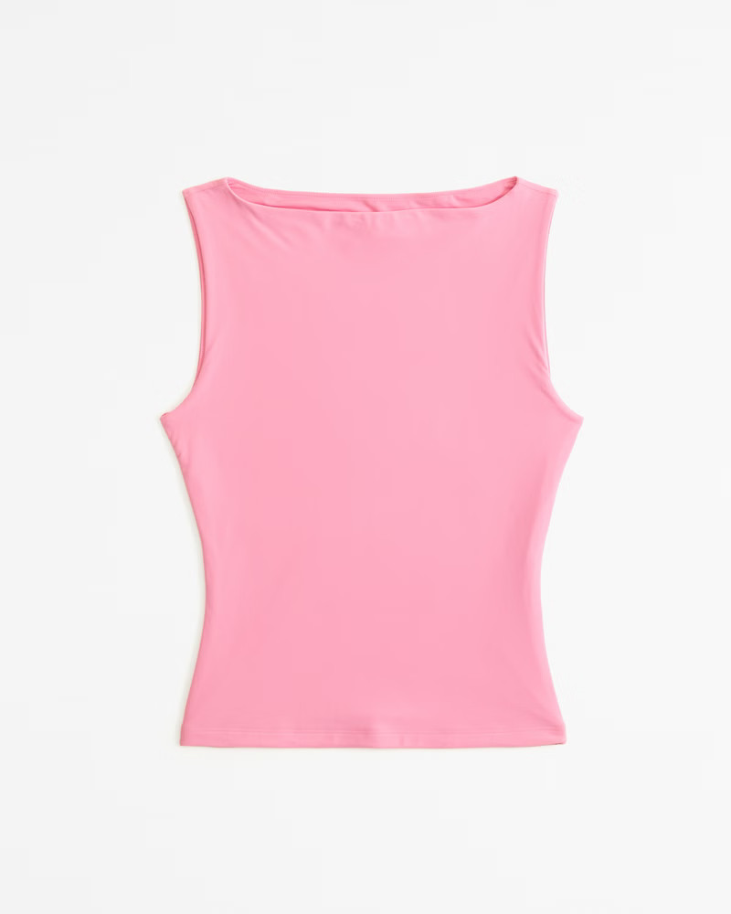 Women's Soft Matte Seamless Slash Top | Women's Tops | Abercrombie.com | Abercrombie & Fitch (US)