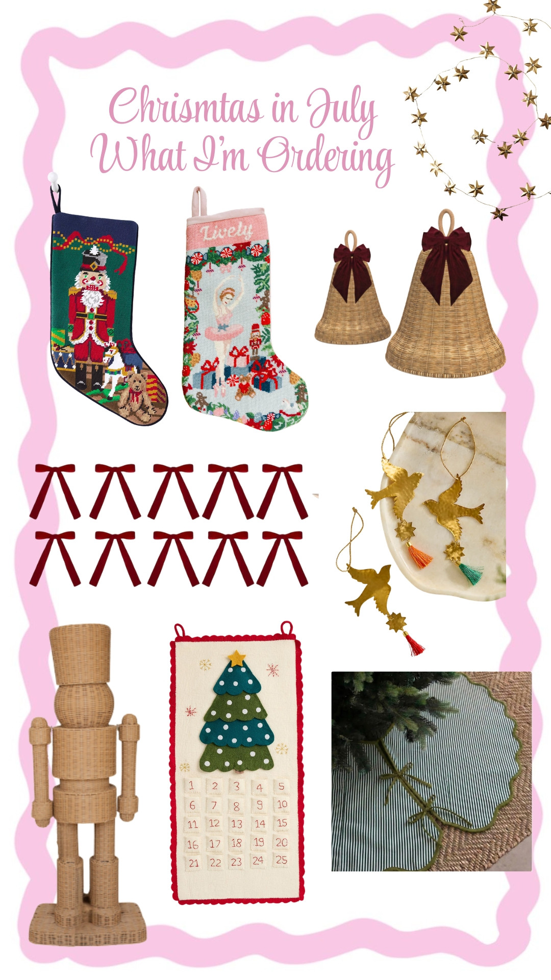 Christmas in July - what I'm ordering! Nutcracker & bells are from Becki Owens Living  

 #LTKmomlife #LTKSeasonal