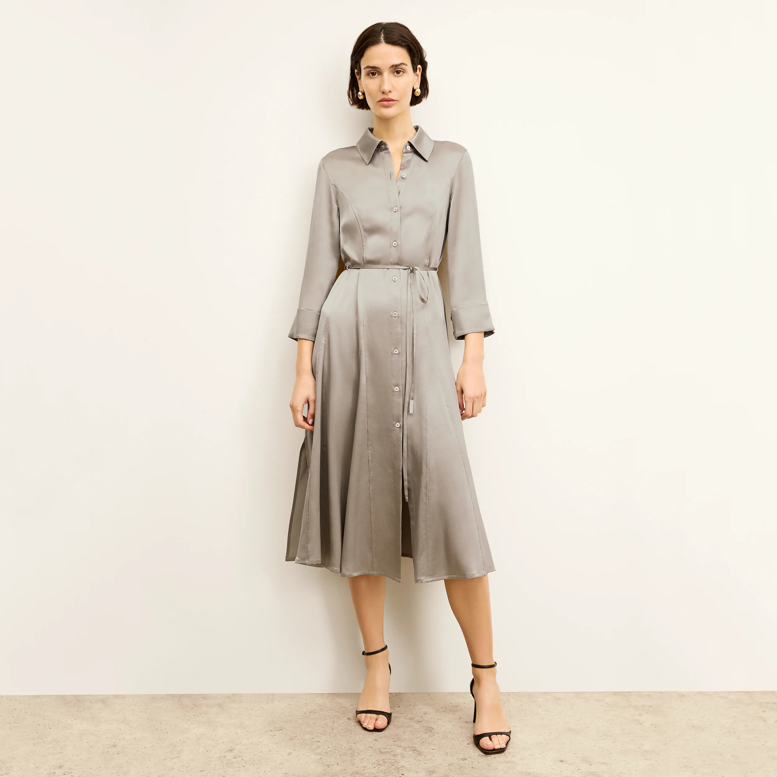 The Pepper Dress - Washable Silk Charmeuse | MM LaFleur
