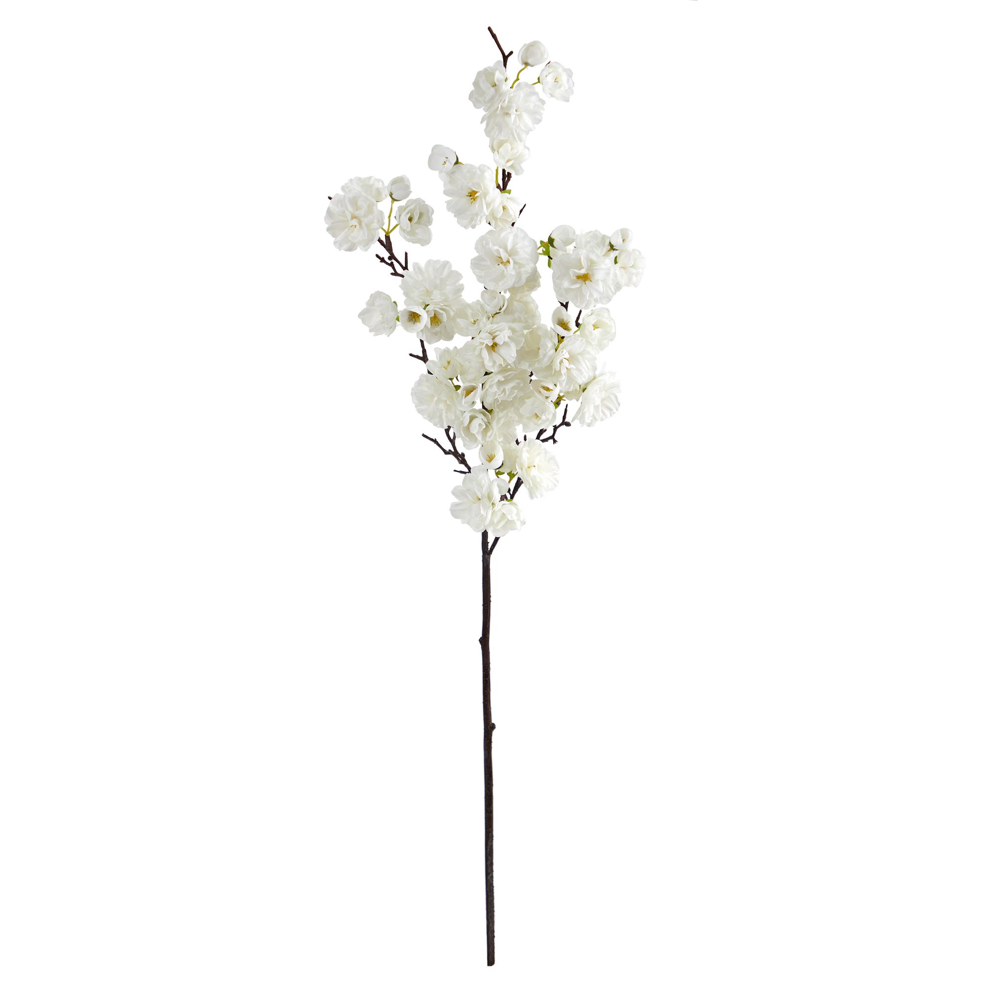 Nearly Natural 35in. Cherry Blossom Artificial Flower (Set of 3), White - Walmart.com | Walmart (US)