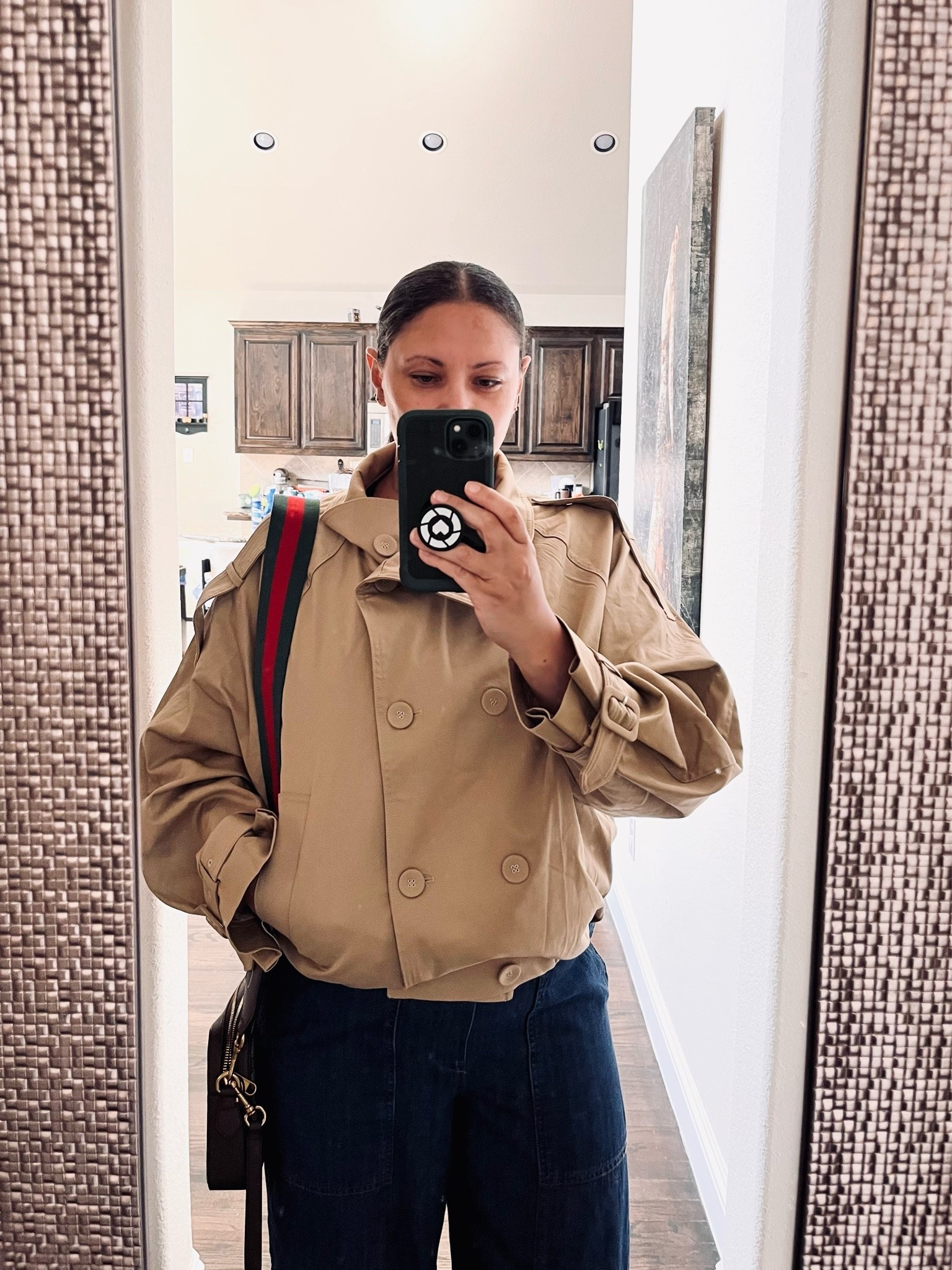 I’m so ready for jacket weather, you don’t even know!! And the funnel neck jackets are taking over my brain. So in love with them.

Cropped trench, bomber jacket, cotton, Gucci bag, fall trends

#LTKSeasonal #LTKOver40 #LTKSaleAlert