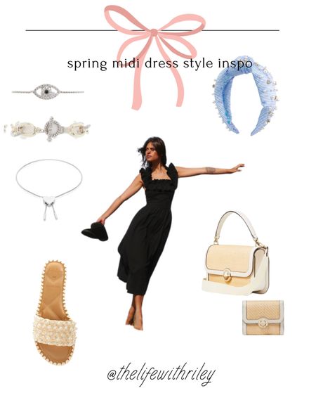 Spring midis dress outfit INSPO 

#LTKSeasonal #LTKcurves #LTKFind