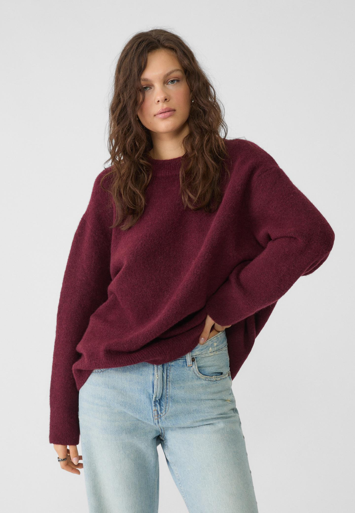 Soft-touch knit sweater | Stradivarius (UK)