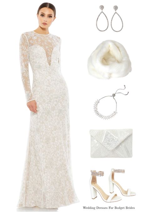 Wedding day look for the bride to be.

White outfit. White dresses. Bridal accessories. Formal gowns. White high heels. White chunky heels. Wedding heels. Wedding shoes. Long sleeve dress. Fall wedding. Winter wedding. Wedding dresses. Bridal gowns. White maxi dresses. Bridal dresses. 

#LTKSeasonal #LTKstyletip #LTKwedding