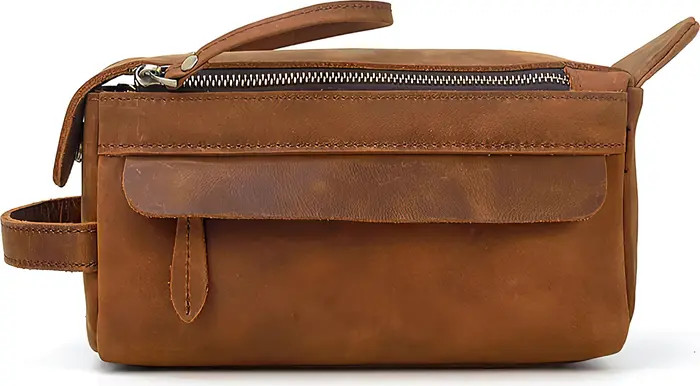 STEEL HORSE LEATHER Dado Leather Dopp Kit | Handmade Leather Toiletry Bag | Nordstrom | Nordstrom