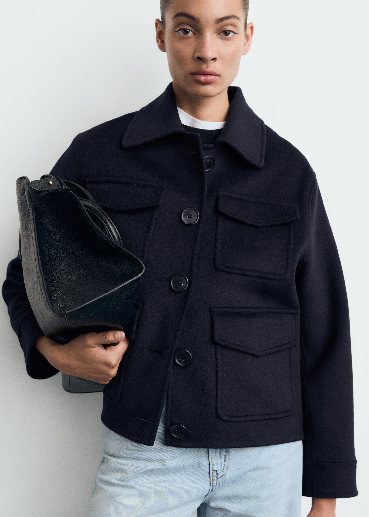 Wool jacket with pockets - Women | MANGO USA | Mango (US/MX/AU)