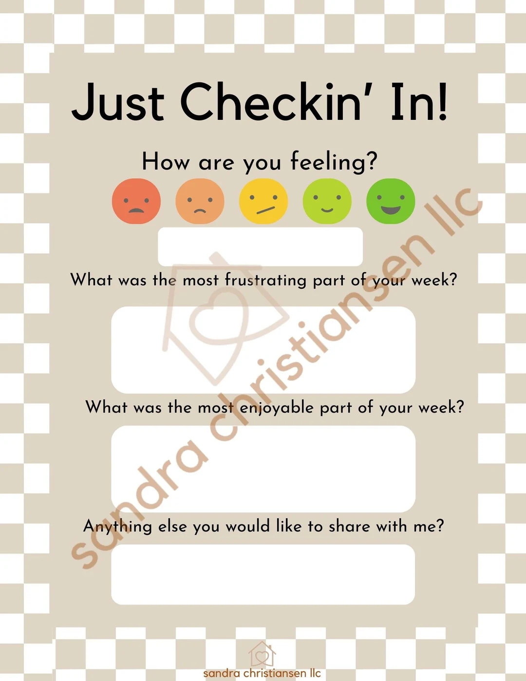 Therapy Check In digital download | Etsy (US)