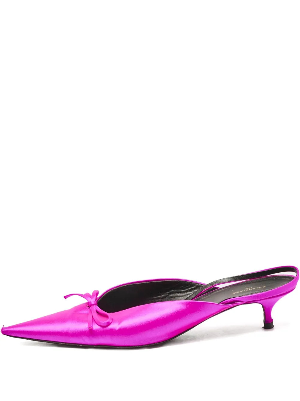 Balenciaga Pre-Owned 40mm satin mules - Pink | Farfetch Global