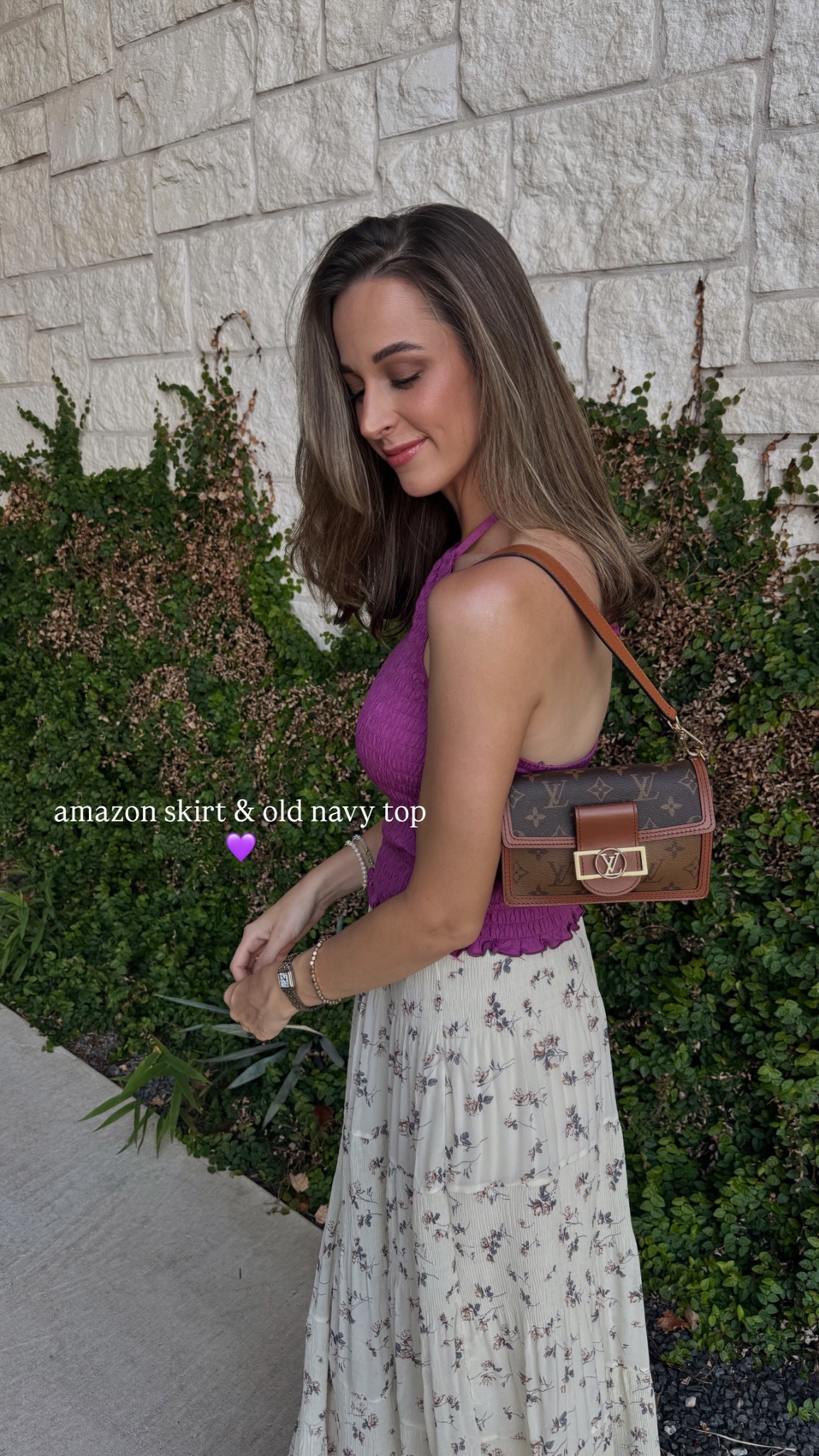 Summer outfit idea 💡 This skirt is Amazon & will flow so well into fall too!  

Maxi skirt, flowy skirt, halter top, vacation looks, travel outfit 

#LTKSeasonal #LTKSummerEdit #LTKFindsUnder50