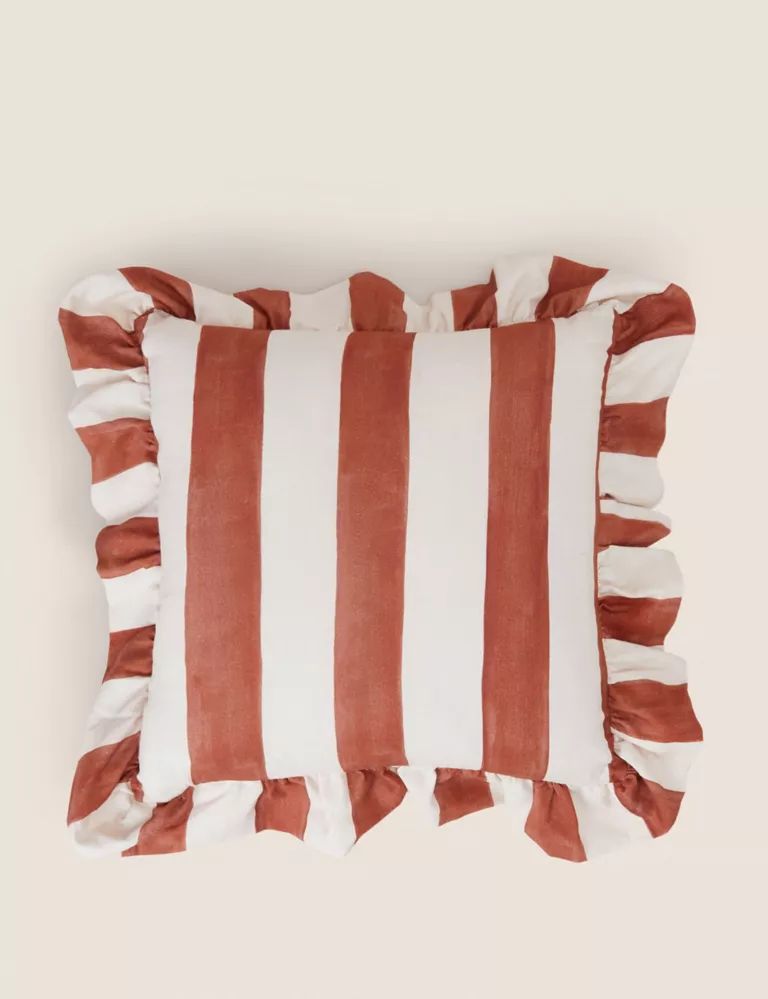 Pure Cotton Striped Cushion | Marks & Spencer (UK)