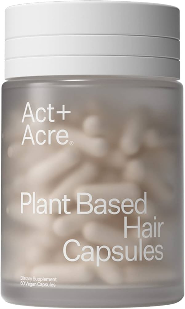 ACT+ ACRE Cold Processed Thick and Full Hair Capsules - Plant Based Vitamins - Bamboo and Horseta... | Amazon (US)