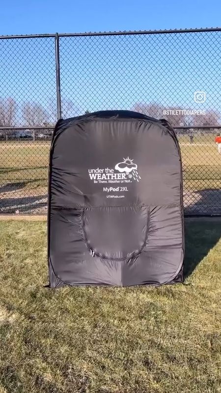 Baseball mom essential! This pod is a dream in the cold, wind or rain! 