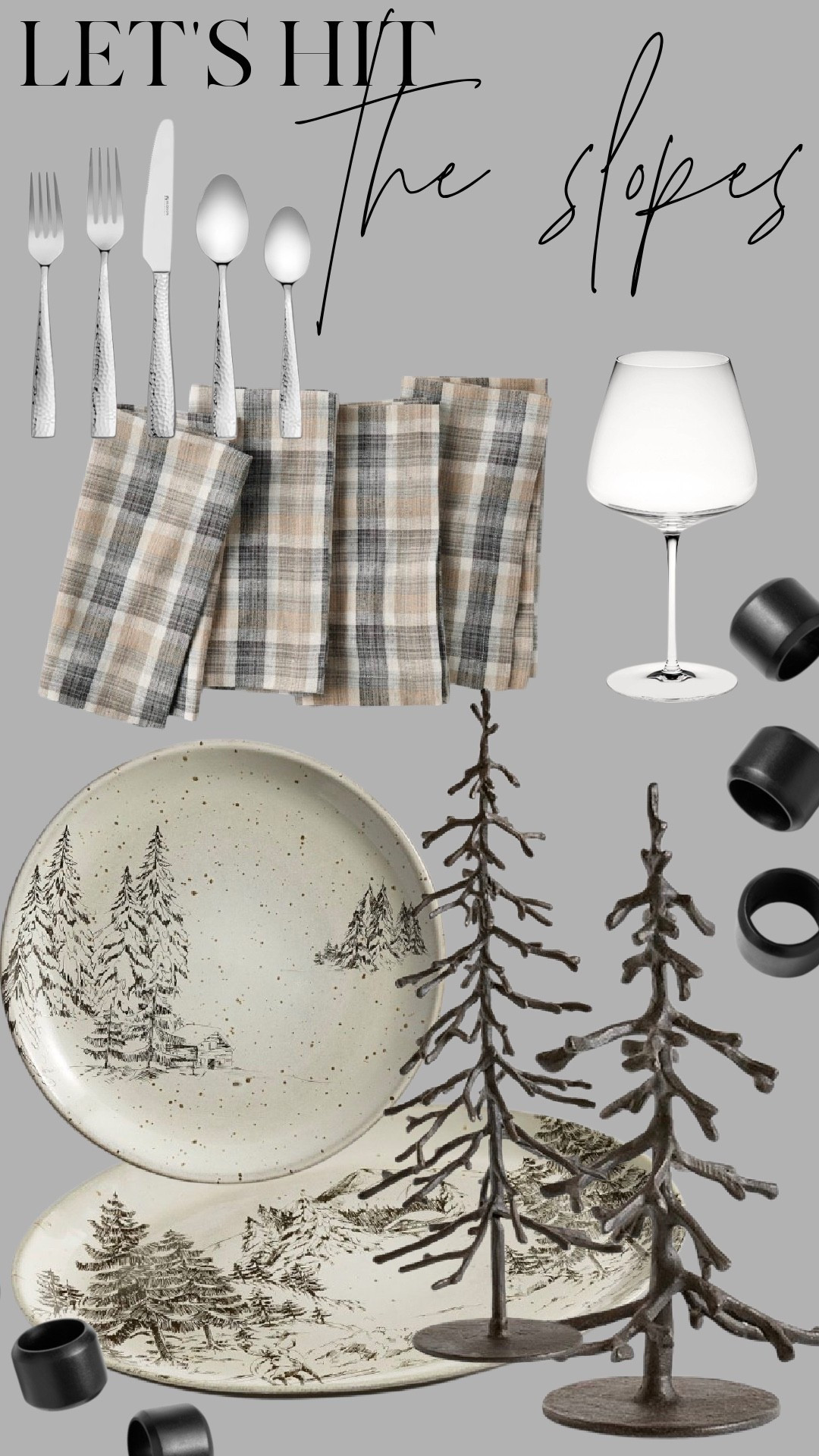 A winter tablescape that works long after the holidays ❄️ Think neutral plaids, alpine accents, and timeless pieces you can use year after year. Everything is linked here.

#LTKSaleAlert #LTKHome #LTKFindsUnder50