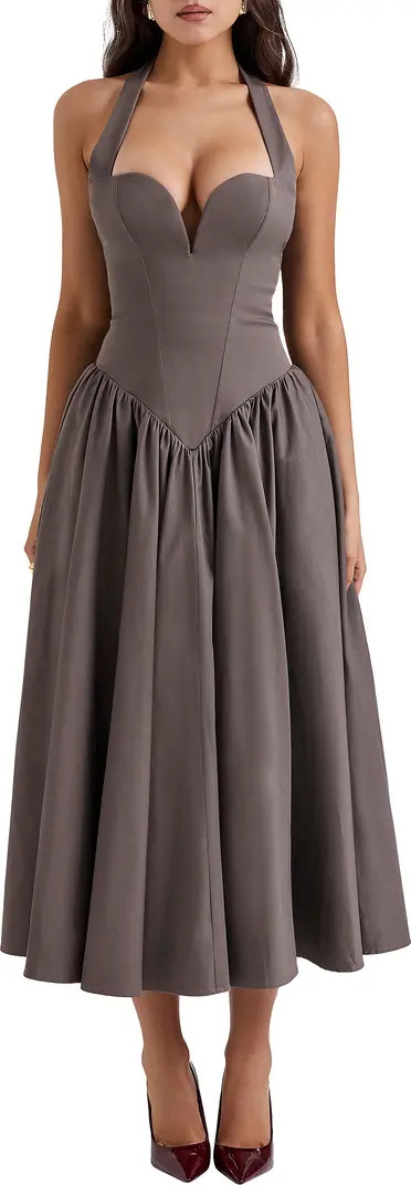 A-Line Halter Dress | Nordstrom