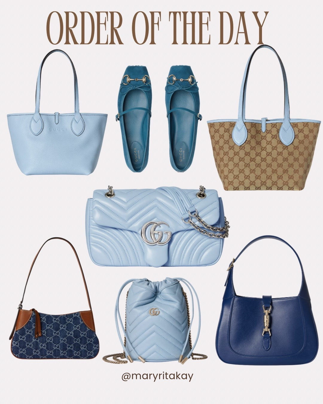 Hues of blues from @GUCCI 💙🦋

#LTKStyleTip #LTKItBag #LTKBeauty