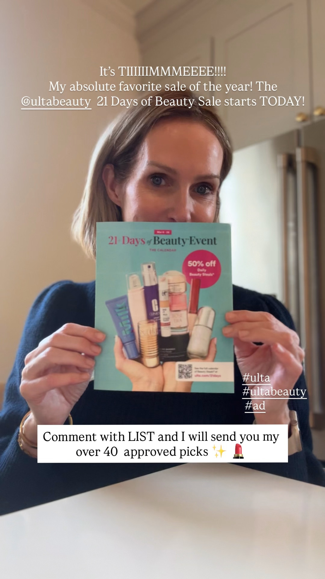 ’m a 51-year-old makeup artist for women 40+, and I don’t shop the Ulta 21 Days of Beauty sale for hype — I shop it strategically.

Not every “deal” is worth it on mature skin.
These are the ones that actually perform.

✔️ Products that smooth
✔️ Products that brighten
✔️ Products that don’t settle into fine lines
✔️ Products I would buy with my own money

Save this before you shop so you don’t waste a dollar.

Your makeup should get better in your 40s and 50s — not more complicated. @ULTA Beauty  #ulta
#ultabeauty #ad 


#LTKSaleAlert #LTKBeauty #LTKOver40