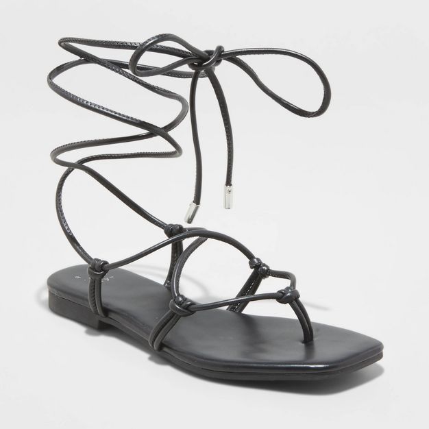 Women's Melrose Lace-Up Sandals - A New Day™ | Target