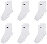 Champion unisex child Champion Kids' 6-pack Crew Socks, Crew - White, 7 9 US | Amazon (US)