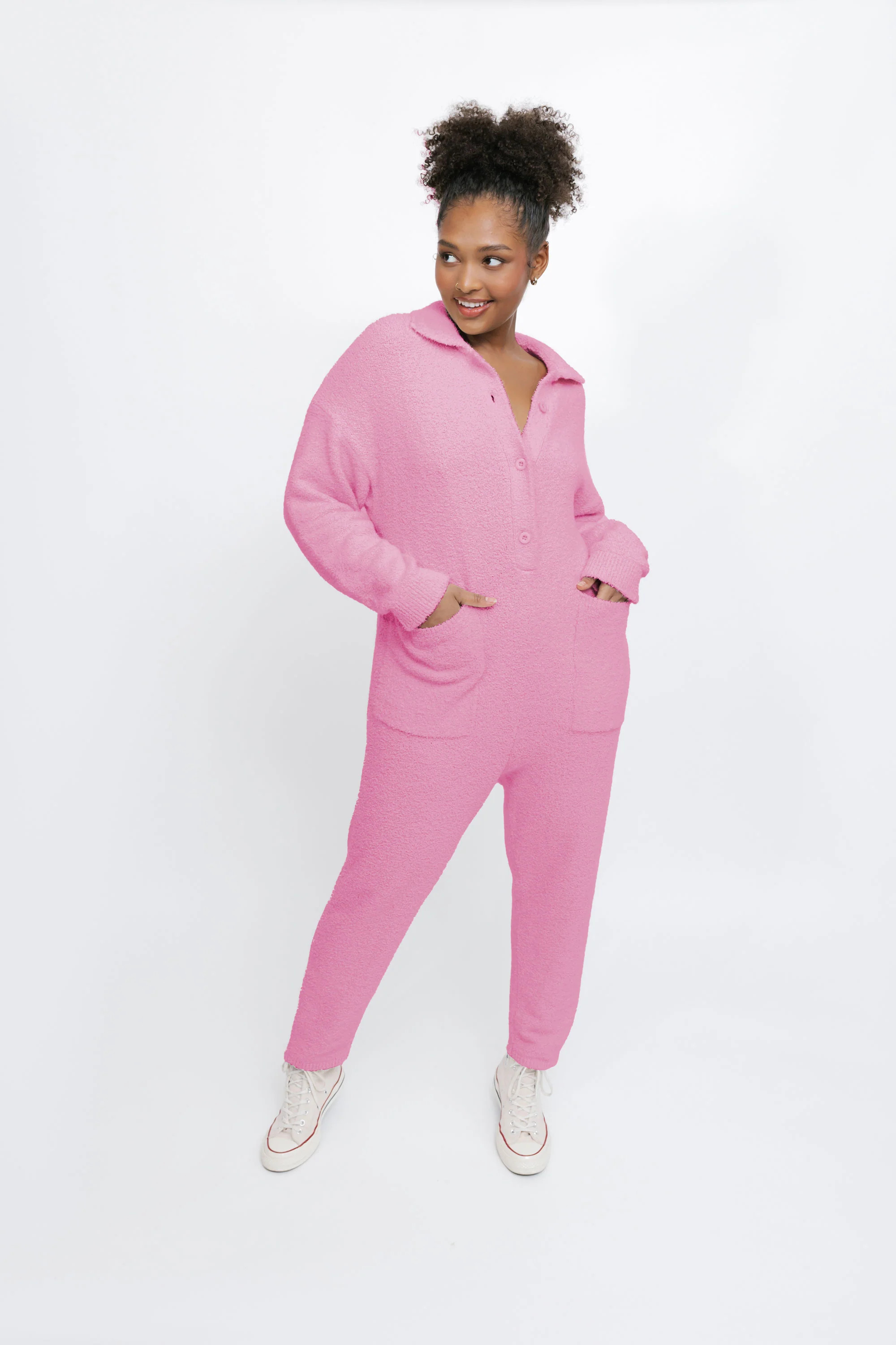 LILLI JUMPSUIT IN PEONY PINK | SMASH+TESS