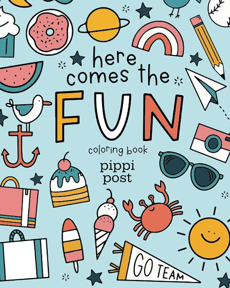 Here Comes the Fun Coloring Book: a coloring book by Pippi Post | Amazon (US)