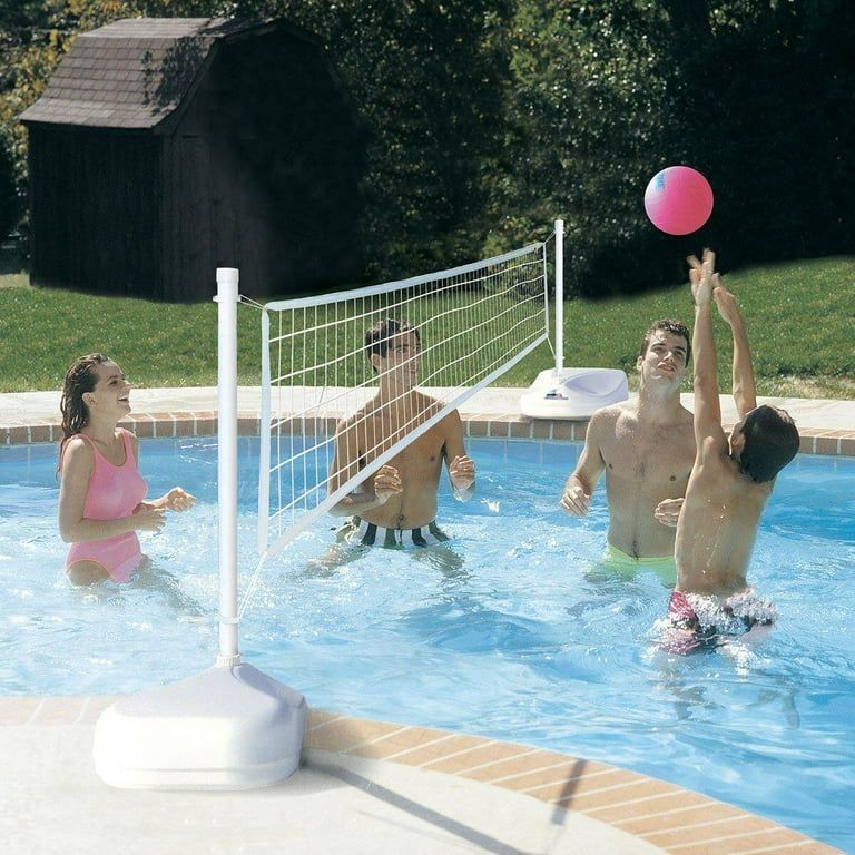 Dunn-Rite Products H2O Hoops Poolside Basketball and Volleyball Game Set BV 400 | Walmart (US)