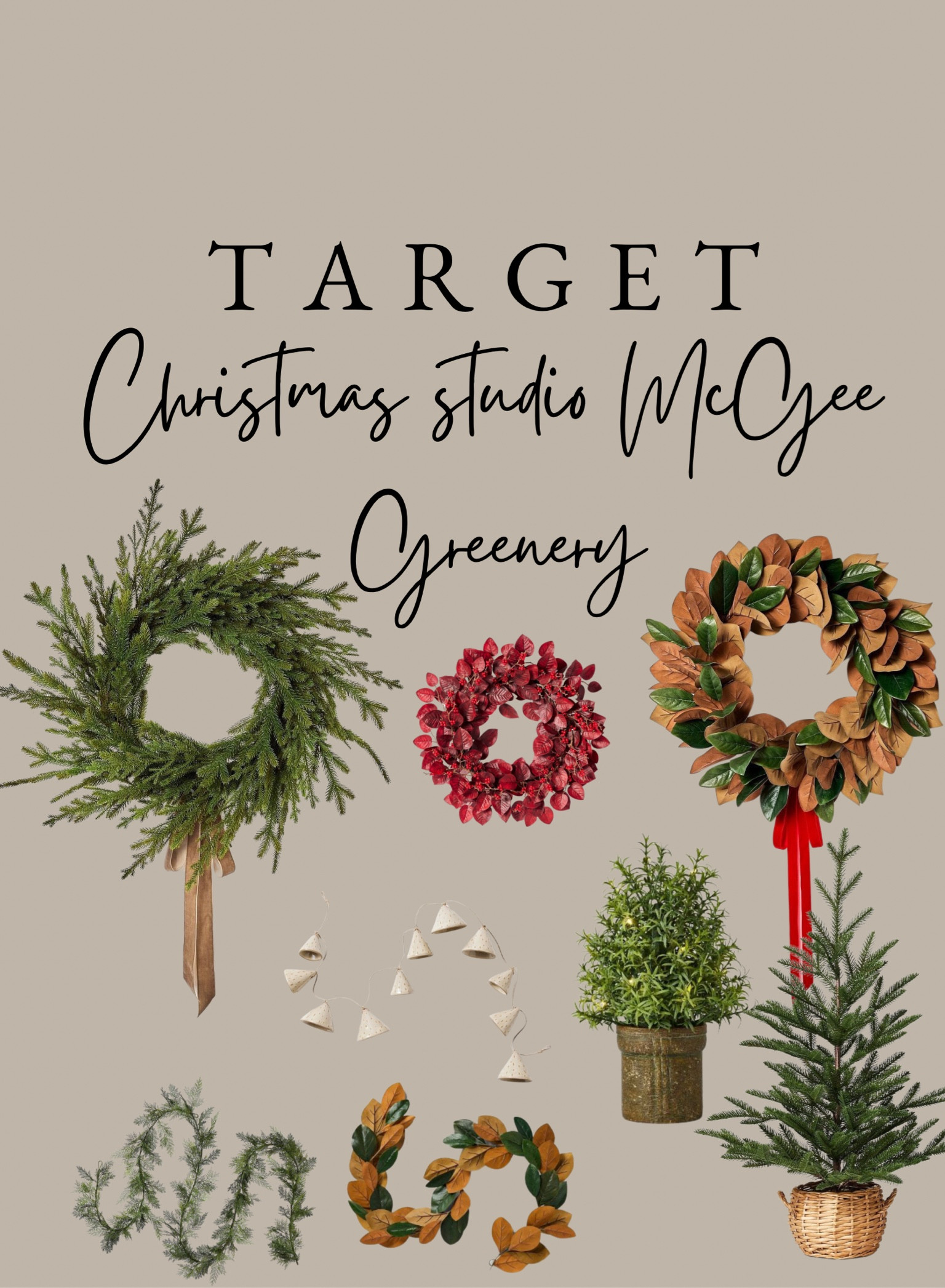 The perfect greenery to add throughout your house for Christmas 🎄  #christmas #christmasplantdecor #target 

#LTKHoliday #LTKhome #LTKSeasonal