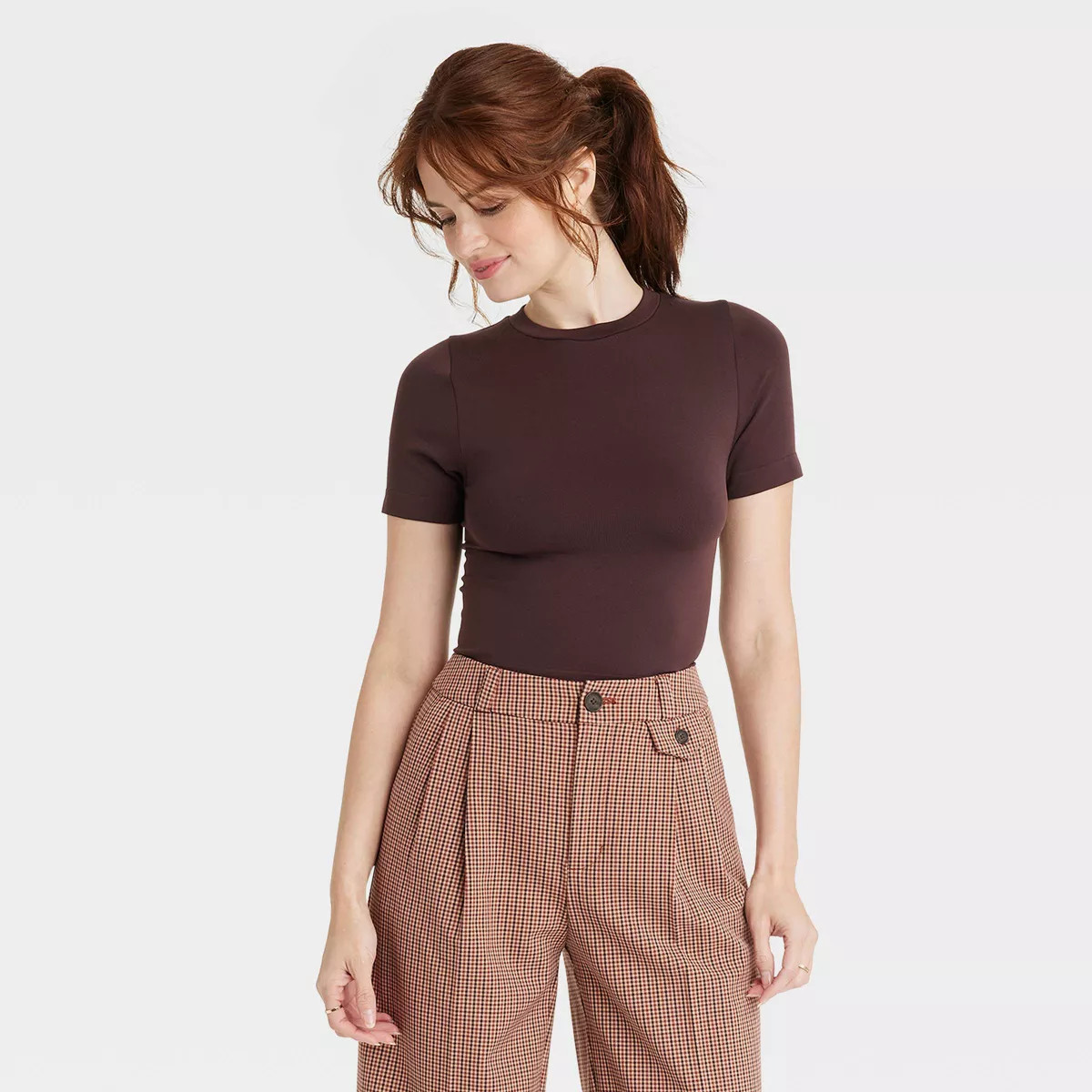Women's Seamless Jersey Crop Top - A New Day™ | Target