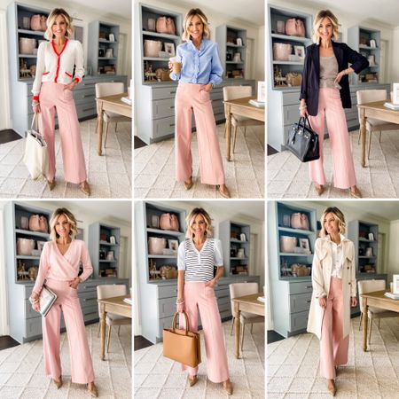 6 ways to style these pink wide leg pants from Old Navy! They’re restocked! Loverly Grey is wearing an XS fit is true to size 🙌

#LTKworkwear #LTKstyletip #LTKunder100