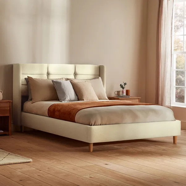 Silentnight Lilith Bed Frame, Woven Fabric | Dunelm (migrated)