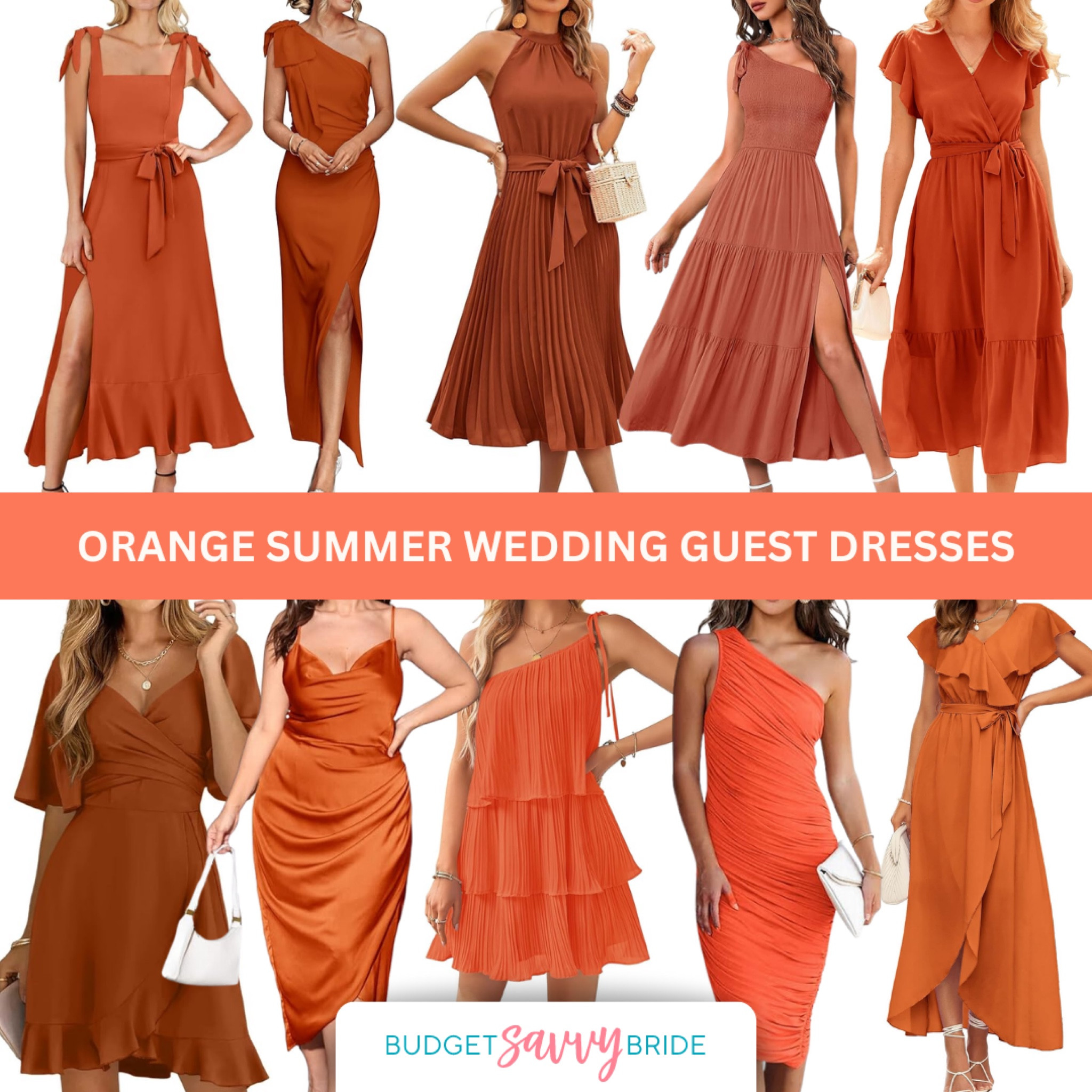 Looking for the perfect orange dress to wear for a summer wedding? Look no further, because we've rounded up a selection of stunning options for a summer soiree, all under $50! 🍊🧡 

Orange you glad you found the perfect dress? 🍊🧡 These vibrant hues will have you glowing all night! Brighten up the dance floor with this lively shade. 

#WeddingGuestOutfit #OrangeCrush #WeddingGuestFashion

#LTKFindsUnder50 #LTKWedding