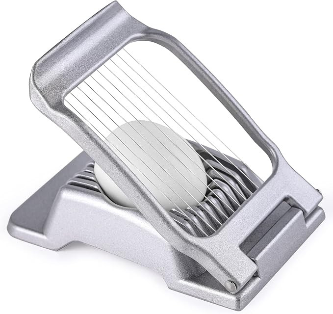 Yuzxaun Egg Slicer, Egg Slicer for Hard Boiled Eggs, Stainless Steel Wire Egg Slicer, Heavy Duty ... | Amazon (CA)