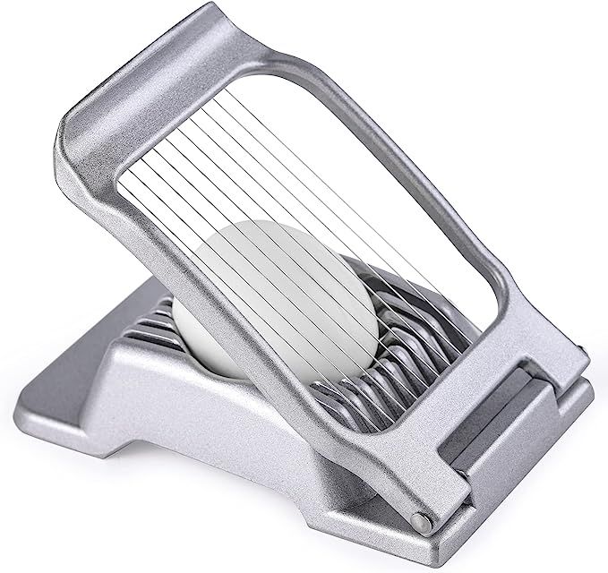 Yuzxaun Egg Slicer, Egg Slicer for Hard Boiled Eggs, Stainless Steel Wire Egg Slicer, Heavy Duty ... | Amazon (US)