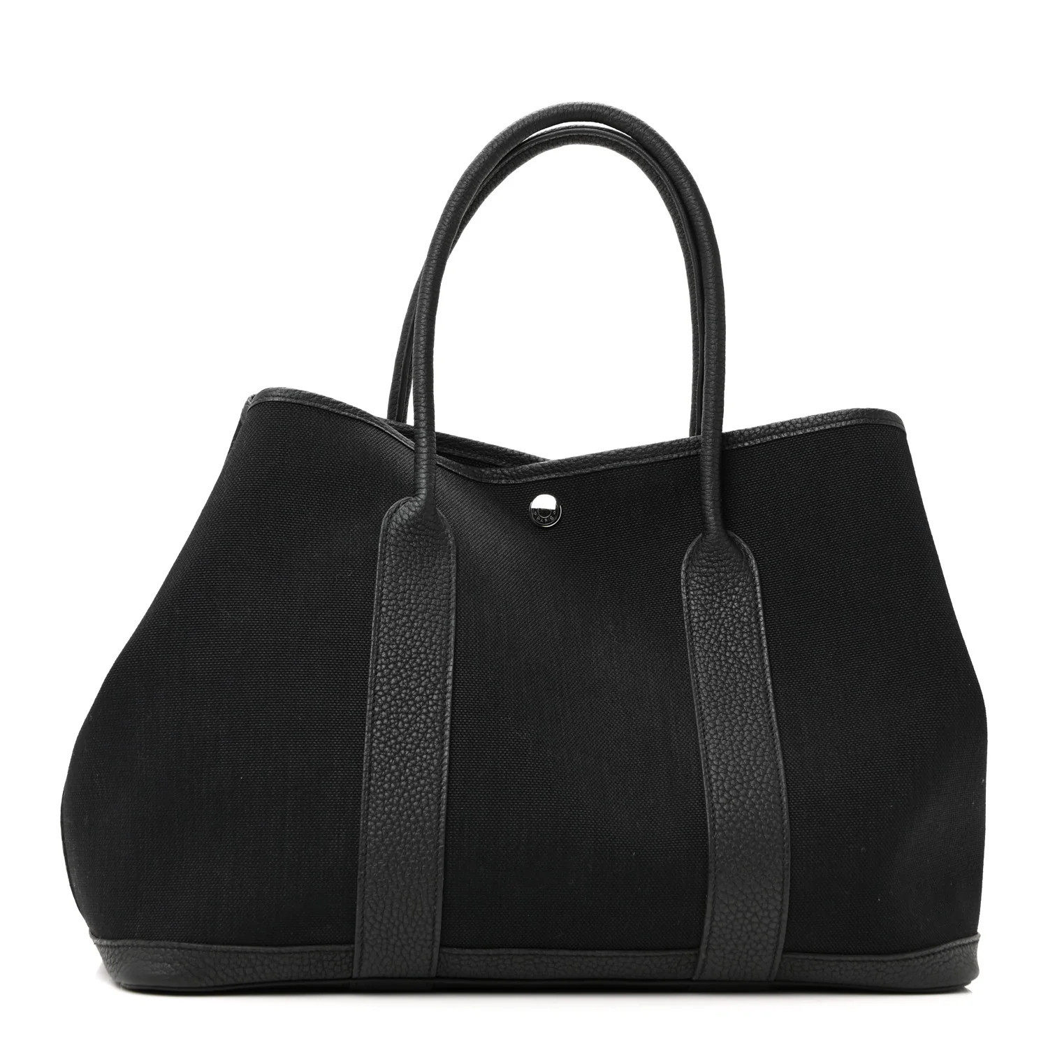 Hermes Toile Negonda Garden Party Tote 36 MM Black | FASHIONPHILE (US)
