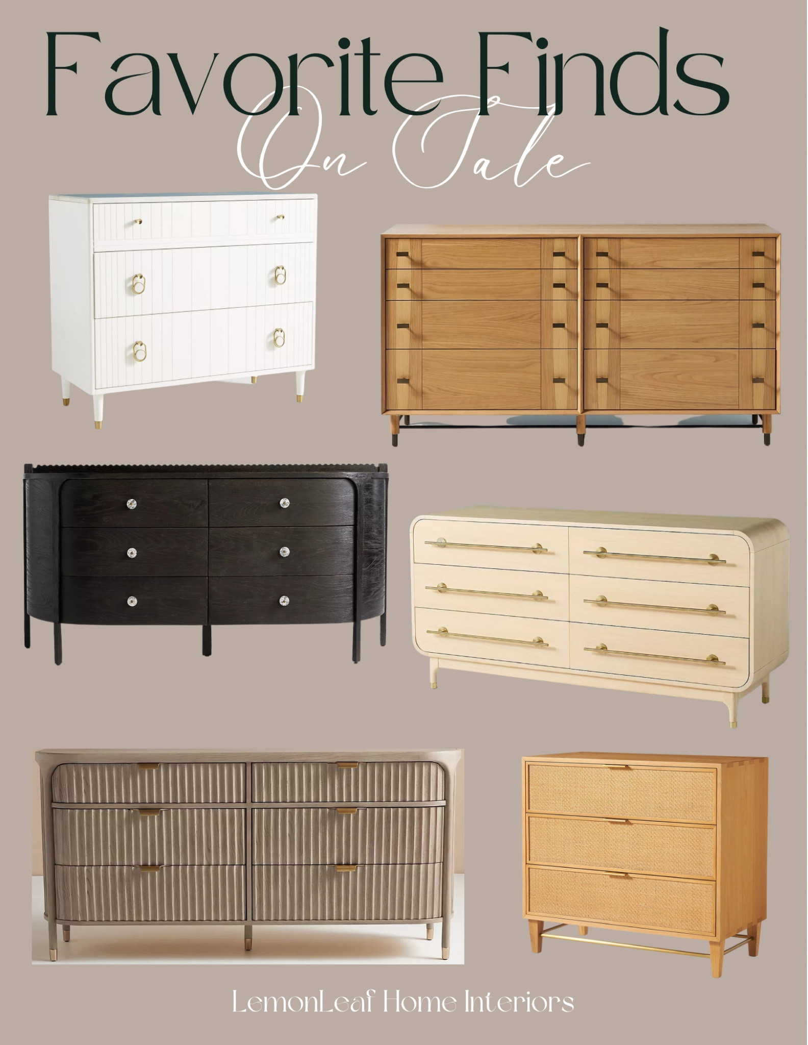 Dressers on sale at an Anthropologie. Love the modern look of these beauties



#LTKsalealert #LTKstyletip #LTKhome
