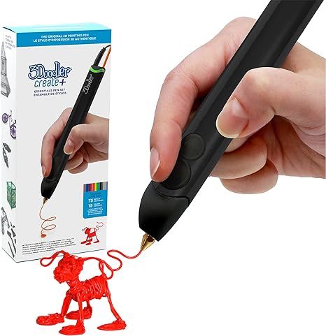 3Doodler Create+ 3D Printing Pen for Teens, Adults & Creators! - Black (2023 Model) - with Free R... | Amazon (US)