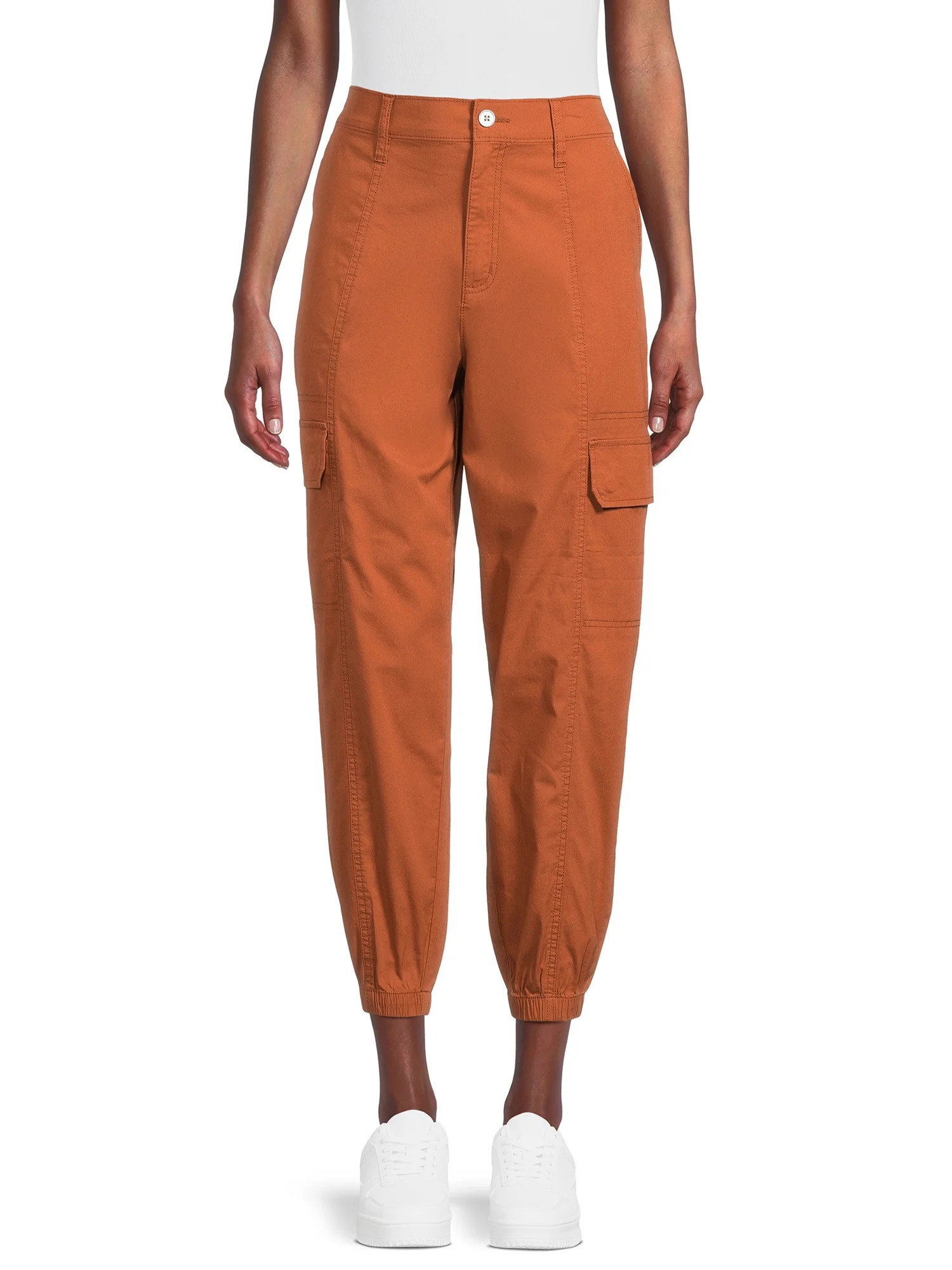 Time and Tru Women's Parachute Joggers, 27" Inseam, Sizes XS-3XL | Walmart (US)