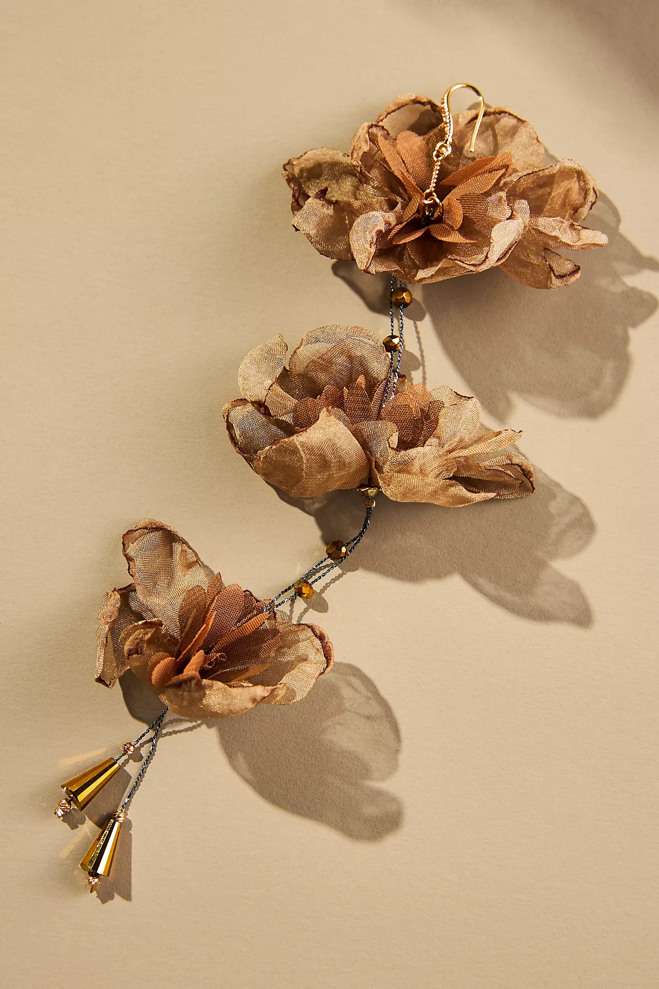 Triple Flower Earrings | Anthropologie (US)