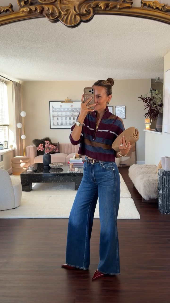 Cropped chunky knit sweater size xs paired with my favorite brand of jeans size 25. Classic fall look that’s so easy to put together, use code FALL for up to 25% off

#LTKgrwm #LTKSeasonal #LTKOver40
