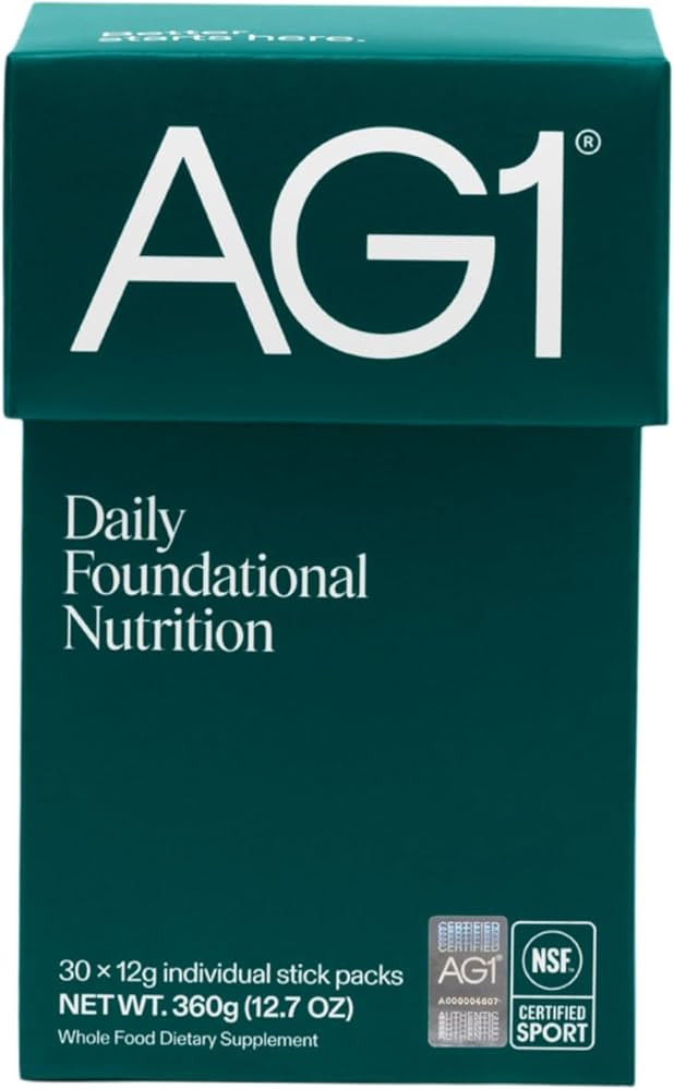 AG1 Multivitamin for Men & Women, Greens Powder Supplement, Probiotic, Gluten Free, Vegan, Keto |... | Amazon (US)