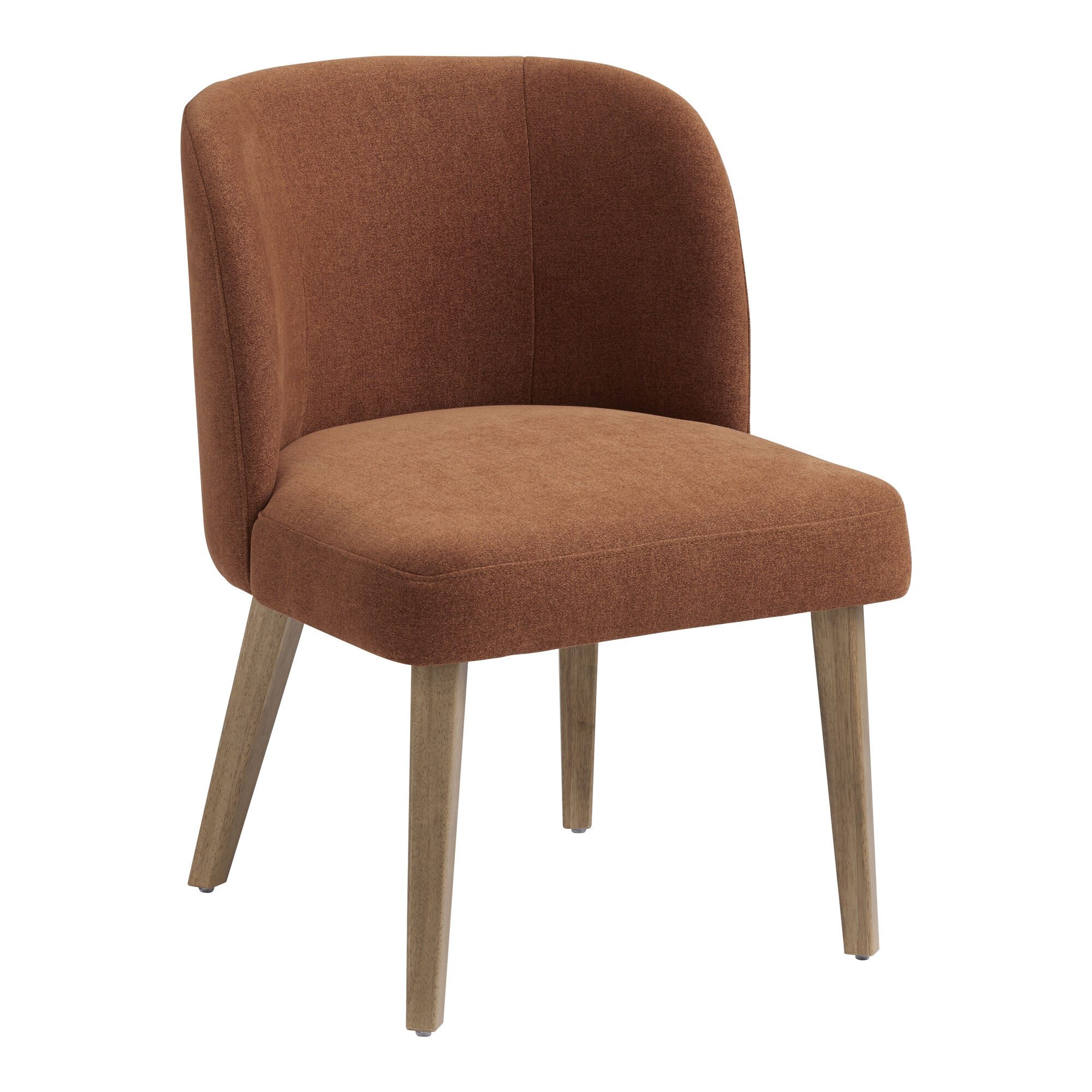 Karena Curved Back Upholstered Dining Chair Set of 2 | World Market