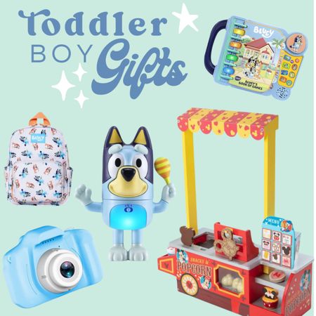 Favorite gifts for toddler boy birthday! The mini Bluey backpack & VTech x Bluey toys are a MUST!

Kids toys, boy gift ideas, birthday gifts for boys, boys toys, toty, cute kids toys, best toys, toy ideas, gifts for kids, boy birthday 

#LTKGiftGuide #LTKfamily #LTKkids