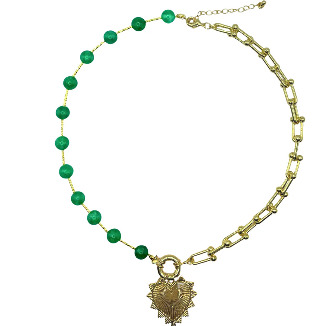 Intricate Heart Charm Necklace - more colors | Accessory Concierge