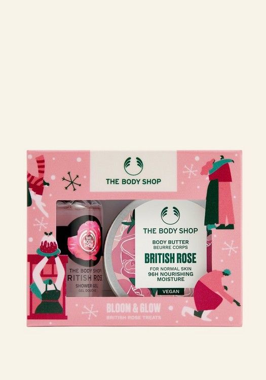 Bloom & Glow British Rose Treats Gift Set | The Body Shop USA