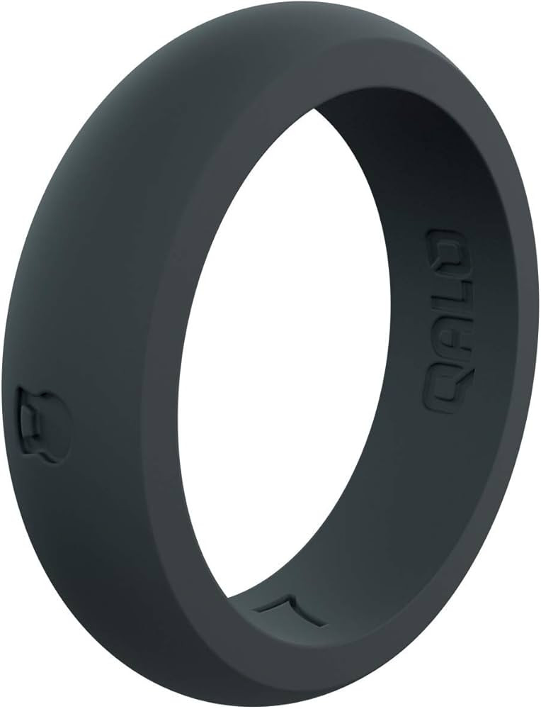 QALO Women's Rubber Silicone Ring, Classic Silicone Wedding Ring for Women, Breathable, Durable E... | Amazon (US)