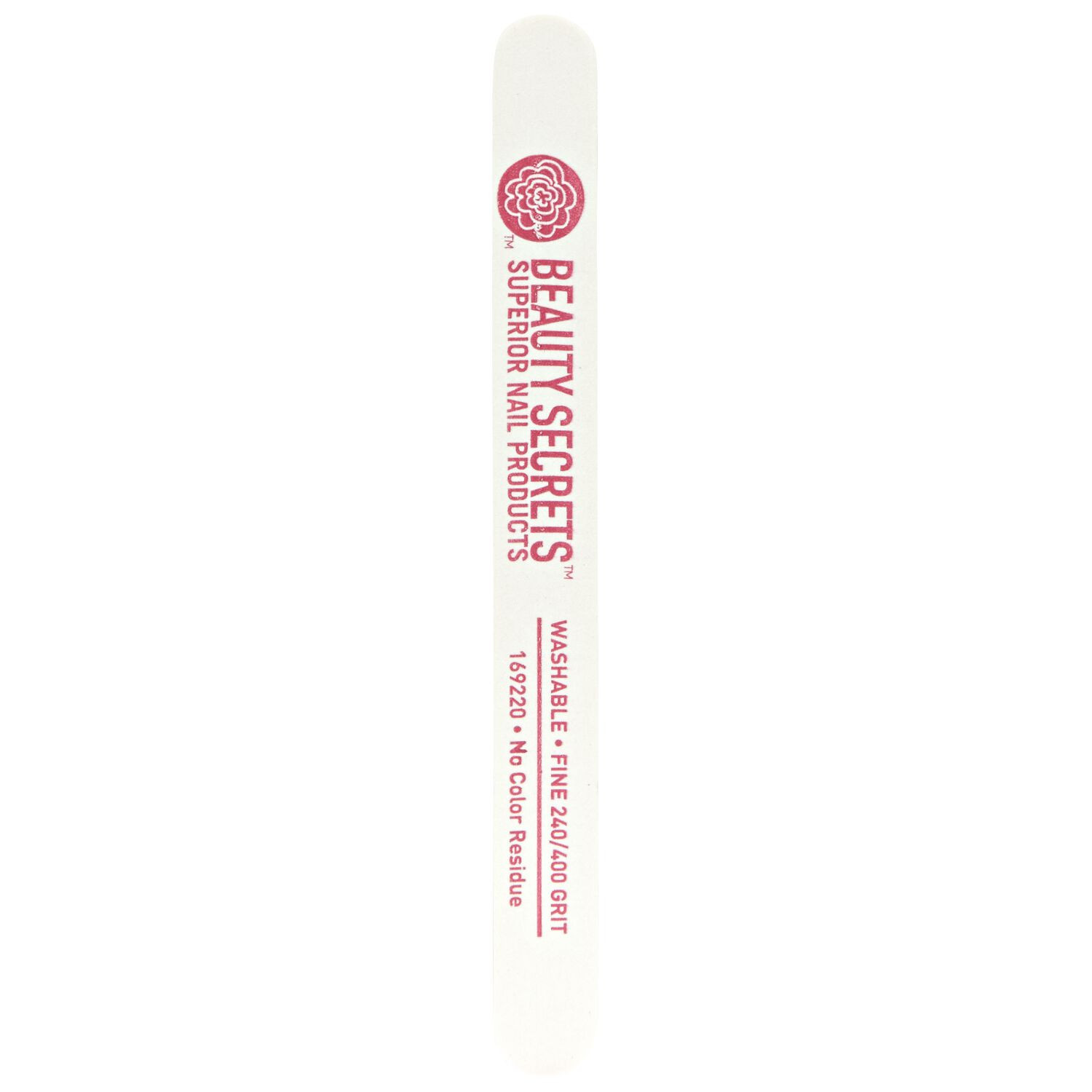 White Cushion Nail File | Sally Beauty