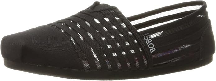 BOBS from Skechers Women's Plush Fashion Slip-On Flat | Amazon (US)